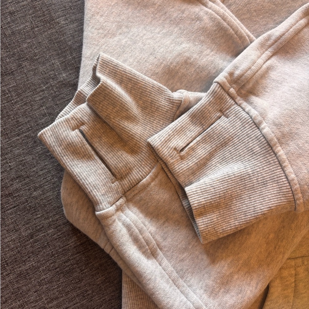 Lululemon Scuba ultra Light Grey Half-Zip Hoodie XL/XXL Long - Picture 2 of 5